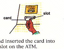 inserting card