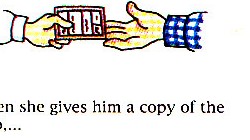 giving copy of slip