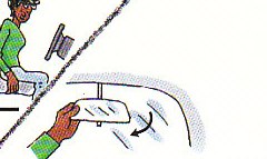 adjusting the seat and rear-view mirror