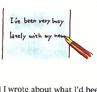 writing about what been doing