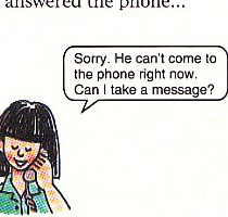 offered to take message