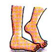 going barefoot indoors