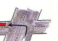 turning left