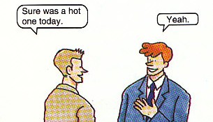 making small talk