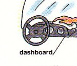 wiping off the dashboard