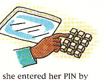 entering PIN
