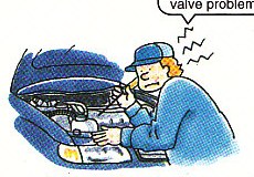 the mechanic diagnosing the problem