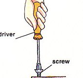 joining them with screws