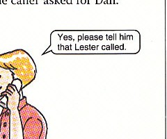 caller left message