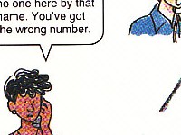 telling wrong number