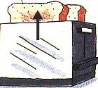 the toast popping up