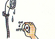 turning the water off