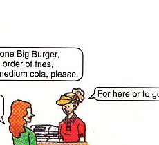 ordering food