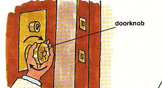 turning the doorknob