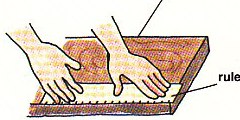 measuring a board