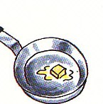 melting butter in the pan