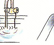 filling the sink with water