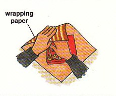 wrapping present