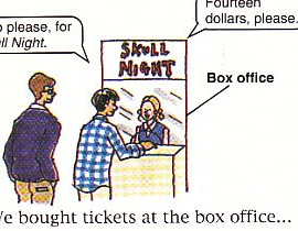 buying tickets at box office