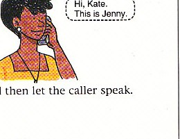 letting caller speak