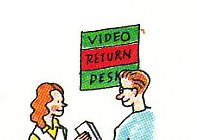 returning the video to the store