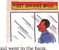 bank entrance