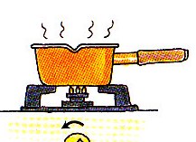 turning down the heat, simmering