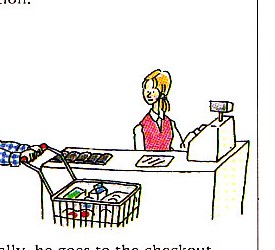 checkout counter