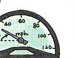 the car speeding up