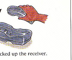 picking up receiver