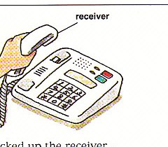 picking up receiver