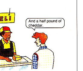 cheese at deli