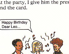 singing happy birthday
