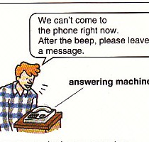 recording outgoing message