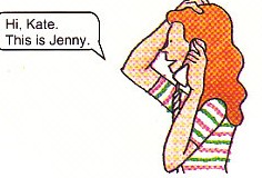 Jenny said hello