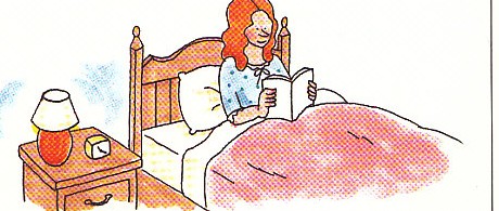 reading in bed
