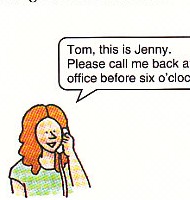 leaving message