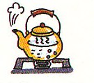 Dan boiling water in a teakettle